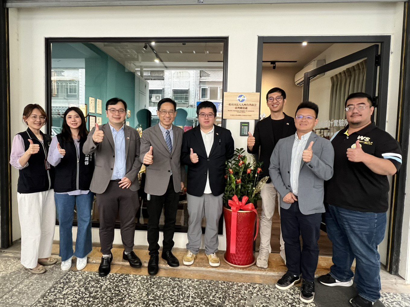 中市經發局拜會九州台灣商會台灣辦事聯絡處　力促台日經貿合作