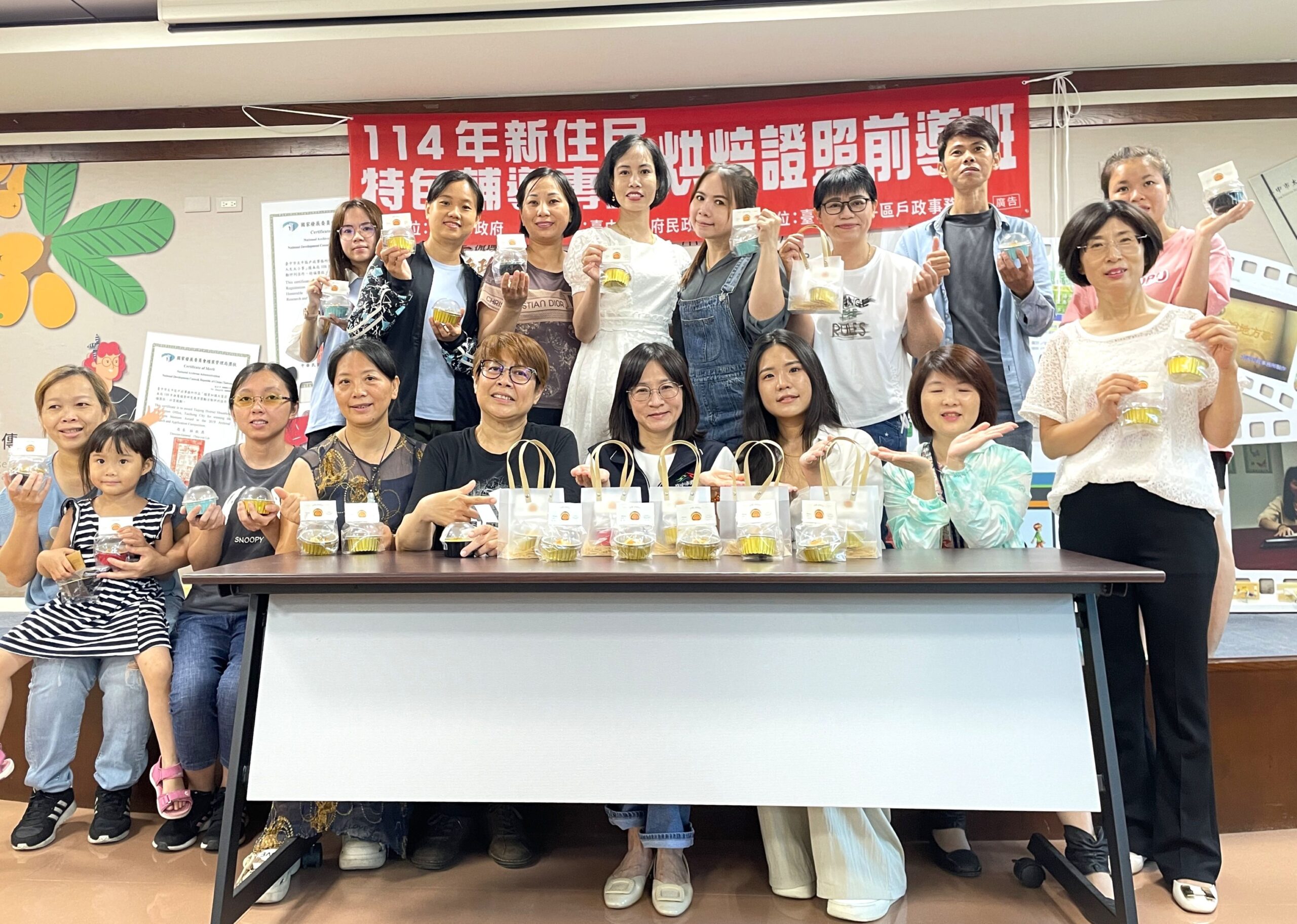 新住民「烘」出職場力！　太平戶所推烘焙證照前導班助攻就業夢