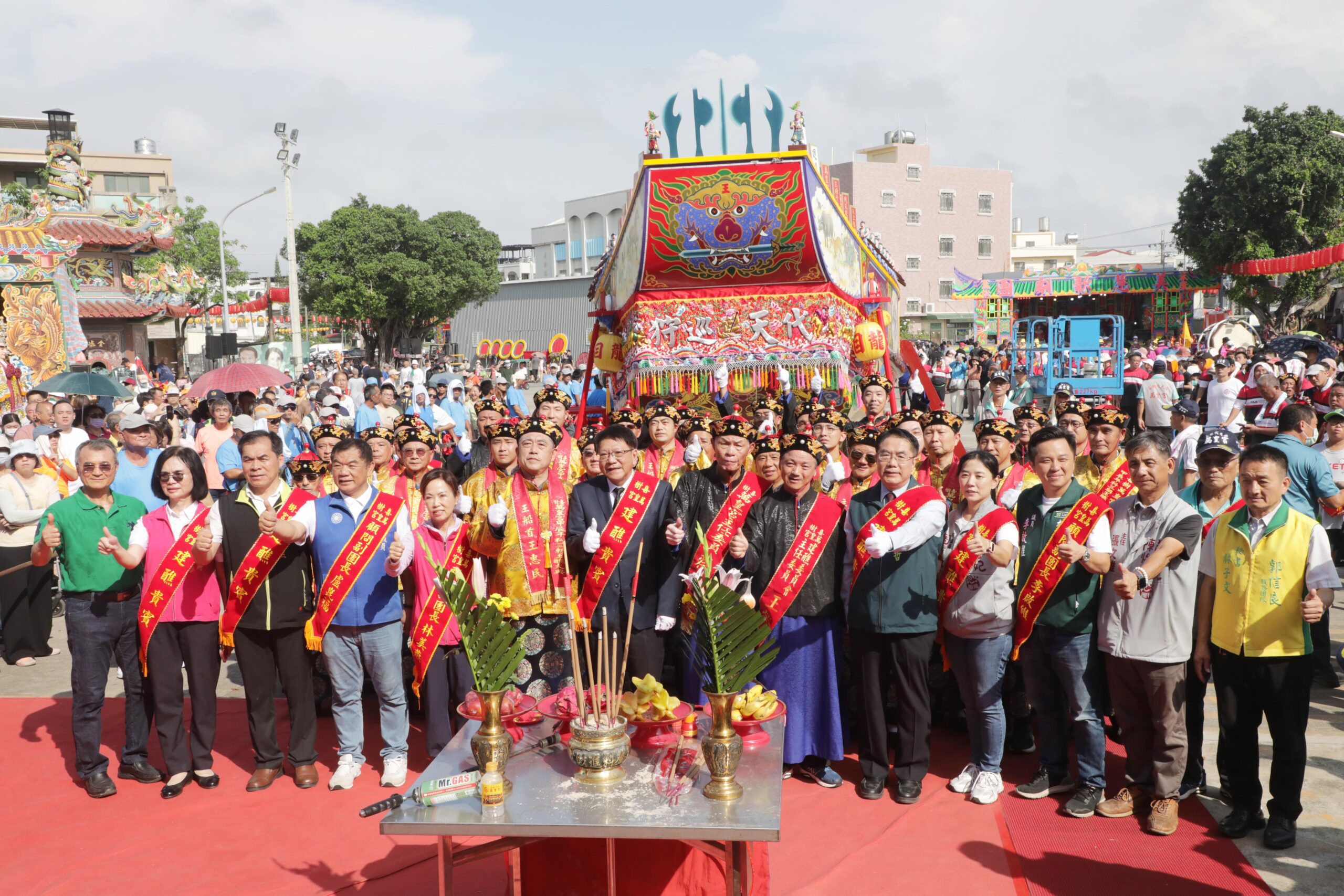 喜樹代天府三府千歲祭典　王船出廠為臺南400年添風采