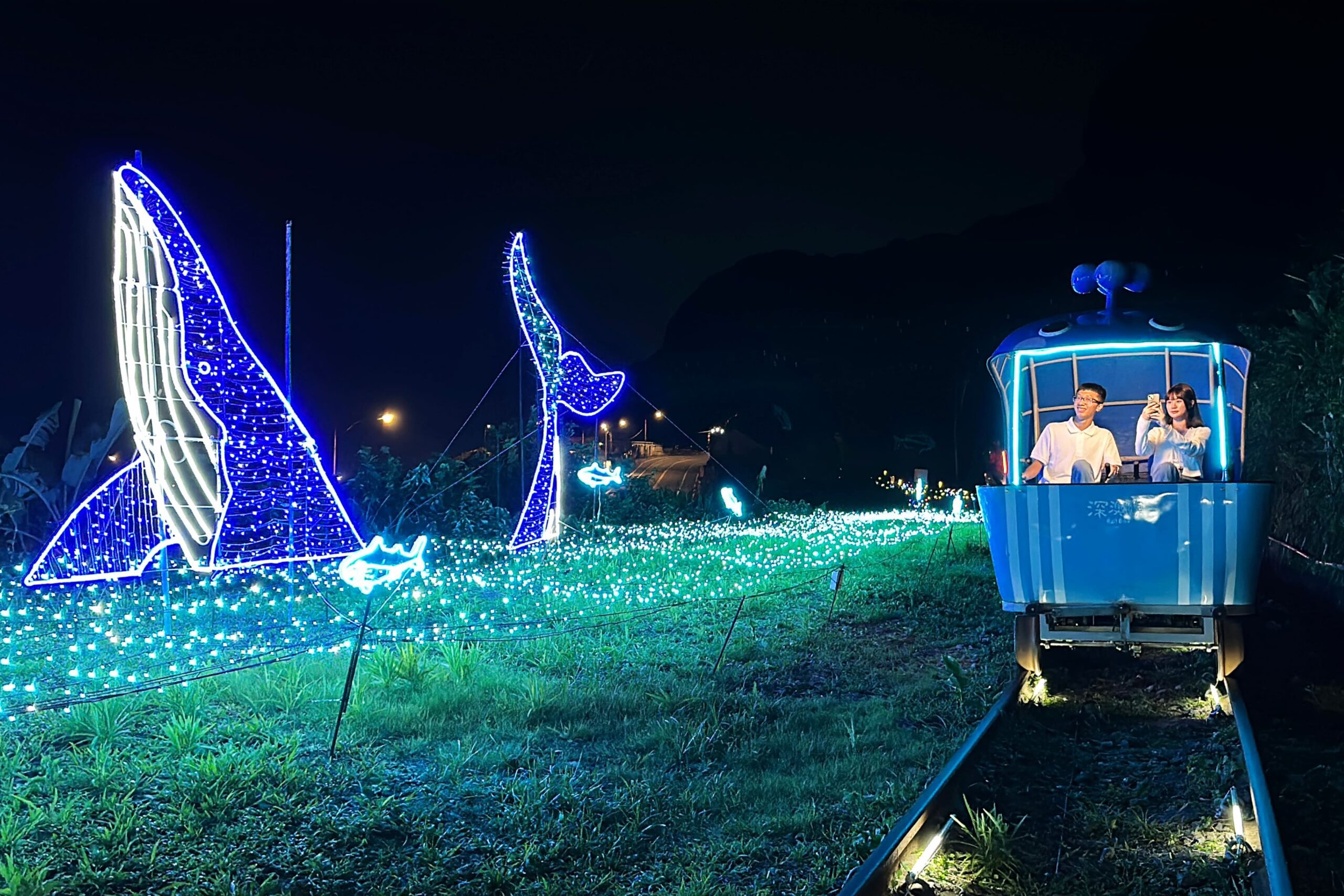 深澳鐵道自行車夏夜山海騎　「鯨」艷登場　浪漫「騎」蹟明啟程