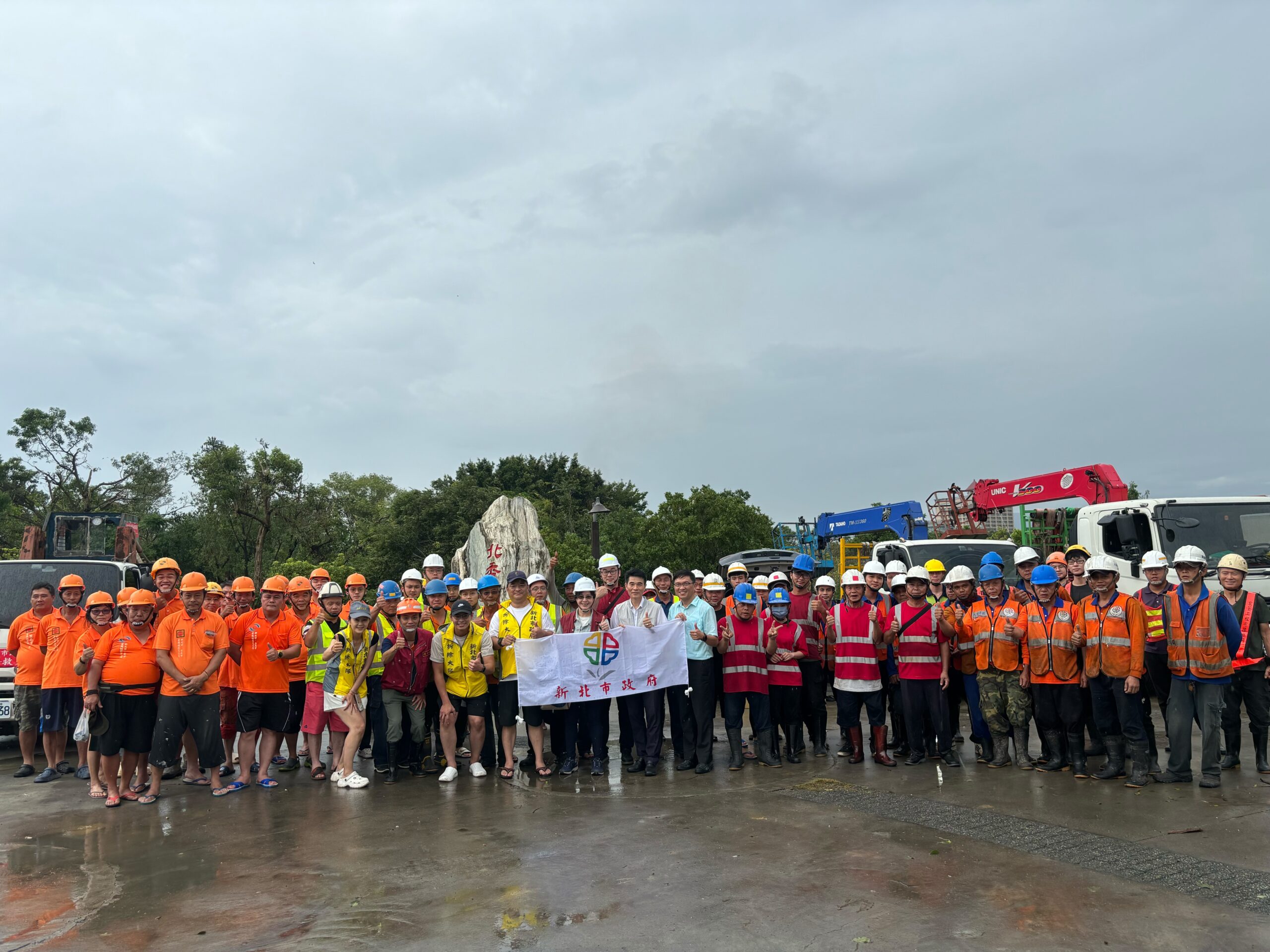 丹娜絲颱風重創嘉南　 新北盤點人力機具馳援救災　加速恢復家園環境