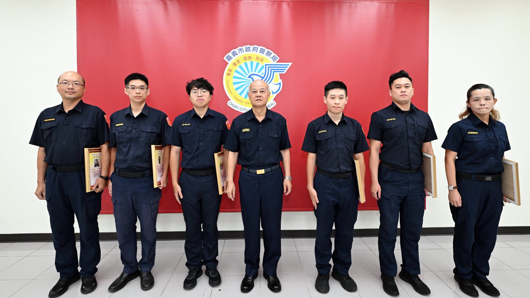 打詐、助民、急救皆有功　嘉義市警局表揚18位績優員警