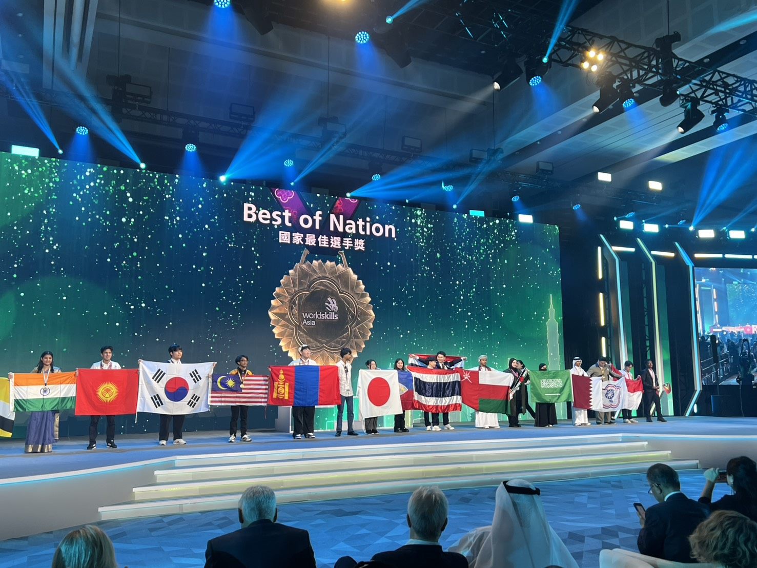 亞洲技能競賽北市勇奪3金1銀　並摘下「國家最佳選手獎」