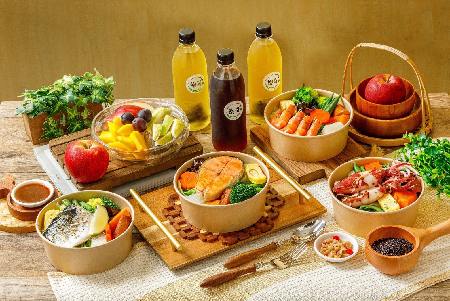 ▲ 海洋鮮味餐盒系列商品保留食材鮮甜滋味(圖/飽哥健康餐盒提供)