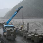 豪雨致太麻里溪水暴漲　臺東縣長饒慶鈴視察加強防災措施