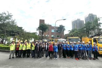 前進高雄校園災後復建！中市建設局長行前嘉勉救災團隊　力拚上課日讓學生安心上學