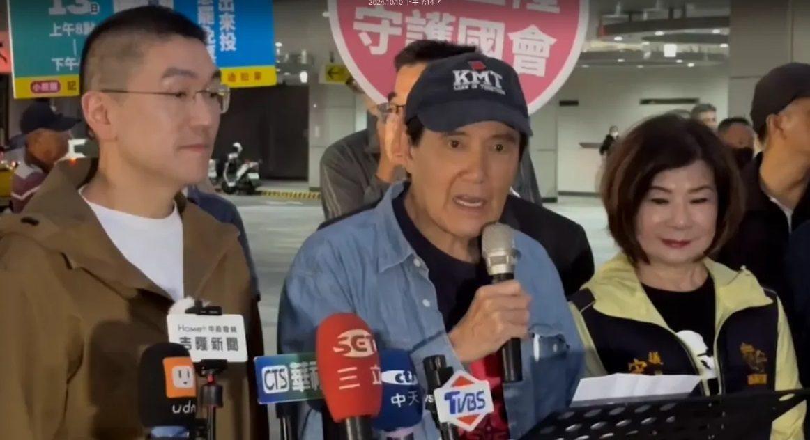 罷樑投票倒數!馬英九第4度站台反罷免 「勝利之握」力挺謝國樑 罷樑投票倒數!馬英九第4度站台反罷免 「勝利之握」力挺謝國樑