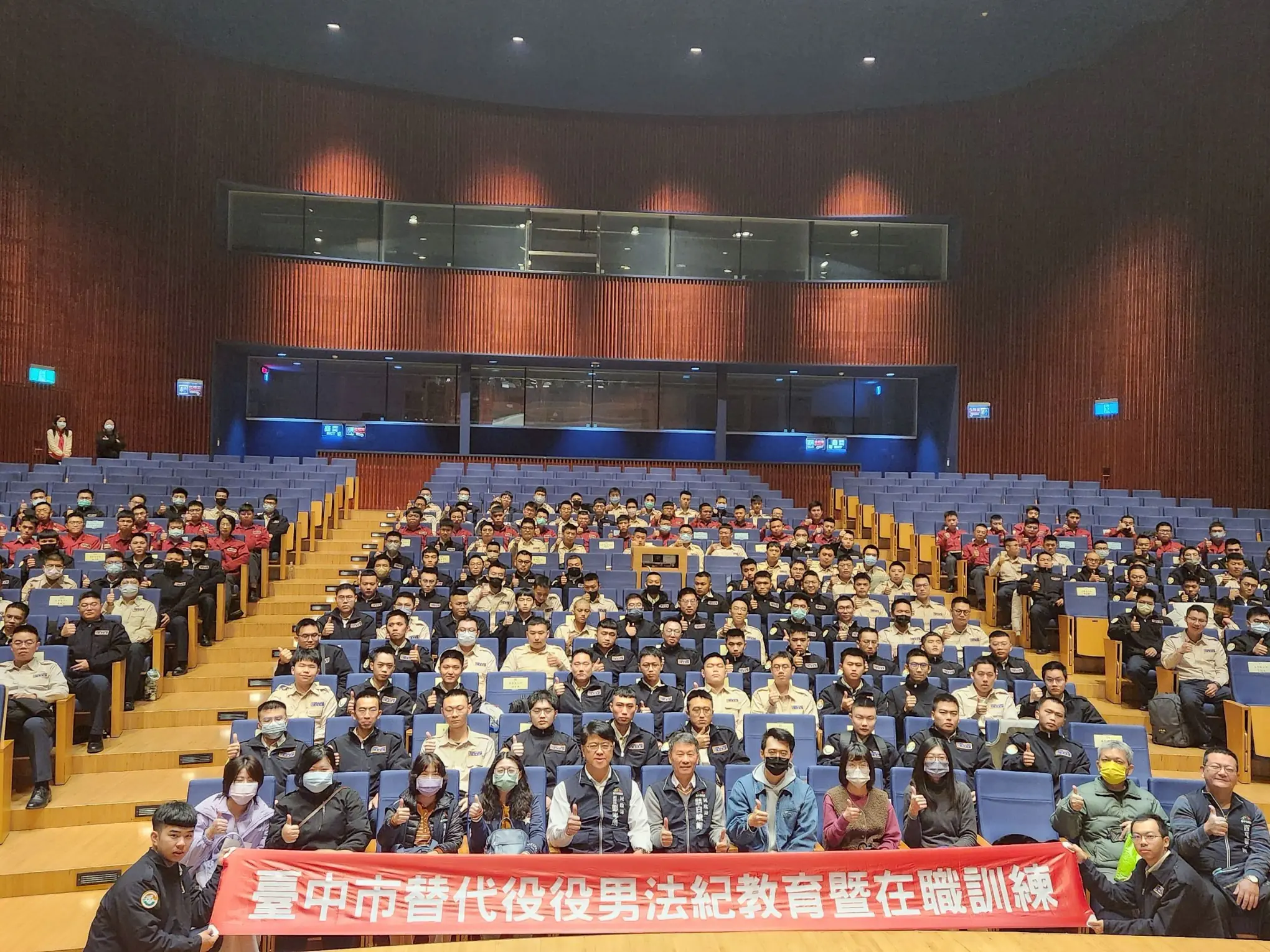 借鏡馬太鞍溪堰塞湖災害經驗　中市府強化替代役災民收容應變訓練