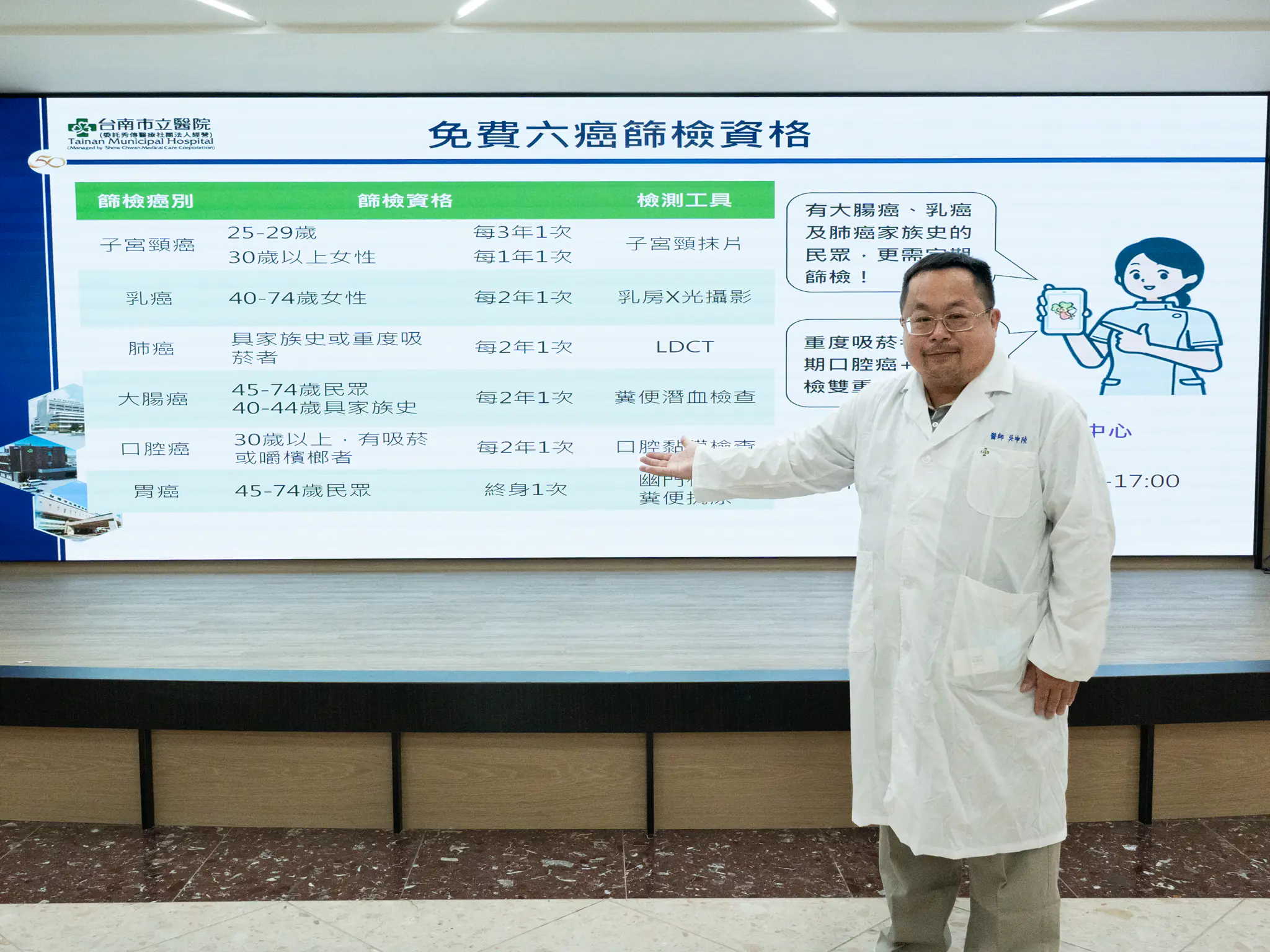 聽醫師的話多賺10餘年     癌篩揪出首期腸癌躲過健康威脅