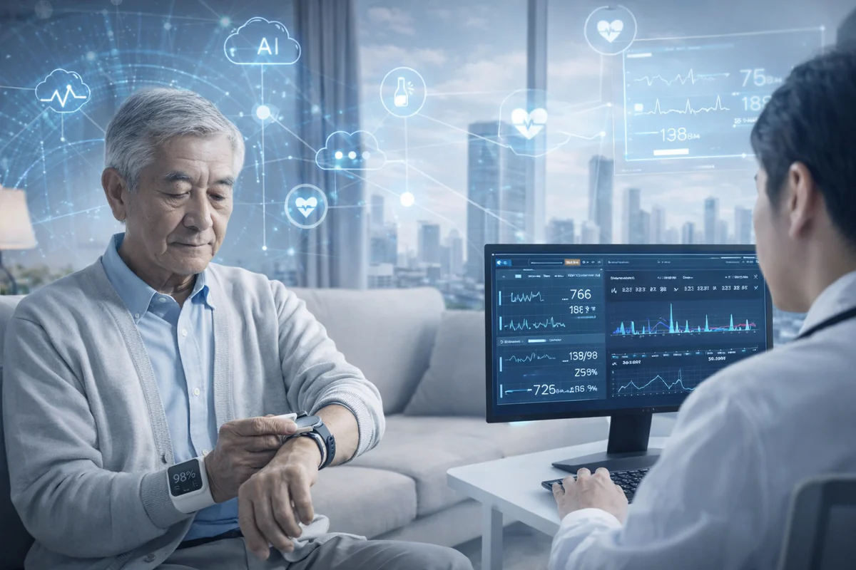 穿戴式與AI分析雙動能！日本長照監控設備有望邁向38億美元規模