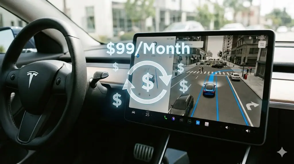 FSD續訂方案大革新！馬斯克推「月租訂閱」決戰自駕車市場