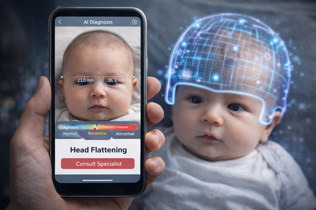 AI也能救頭型？醫療新創聯手日本大學 演算法揪出嬰兒斜頭症