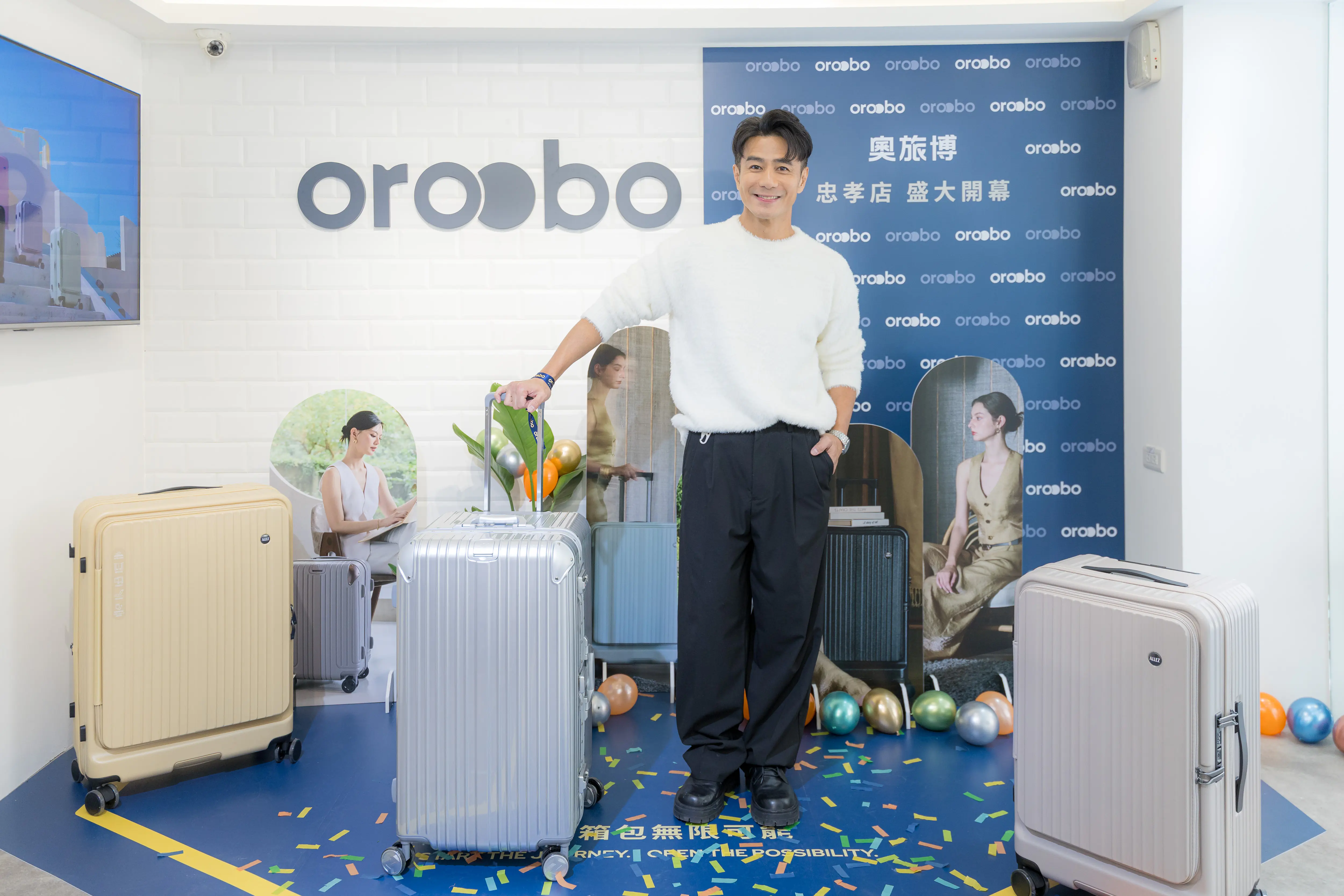 拉著行李箱上伸展台　郭彥均實測行走時尚新日常