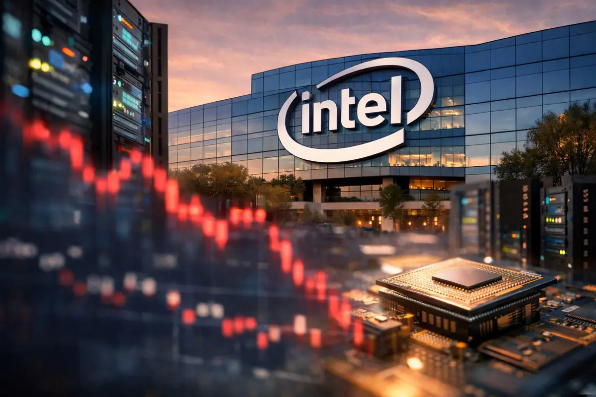英特爾財測遜色！示警AI伺服器晶片供不應求 盤後股價跳水