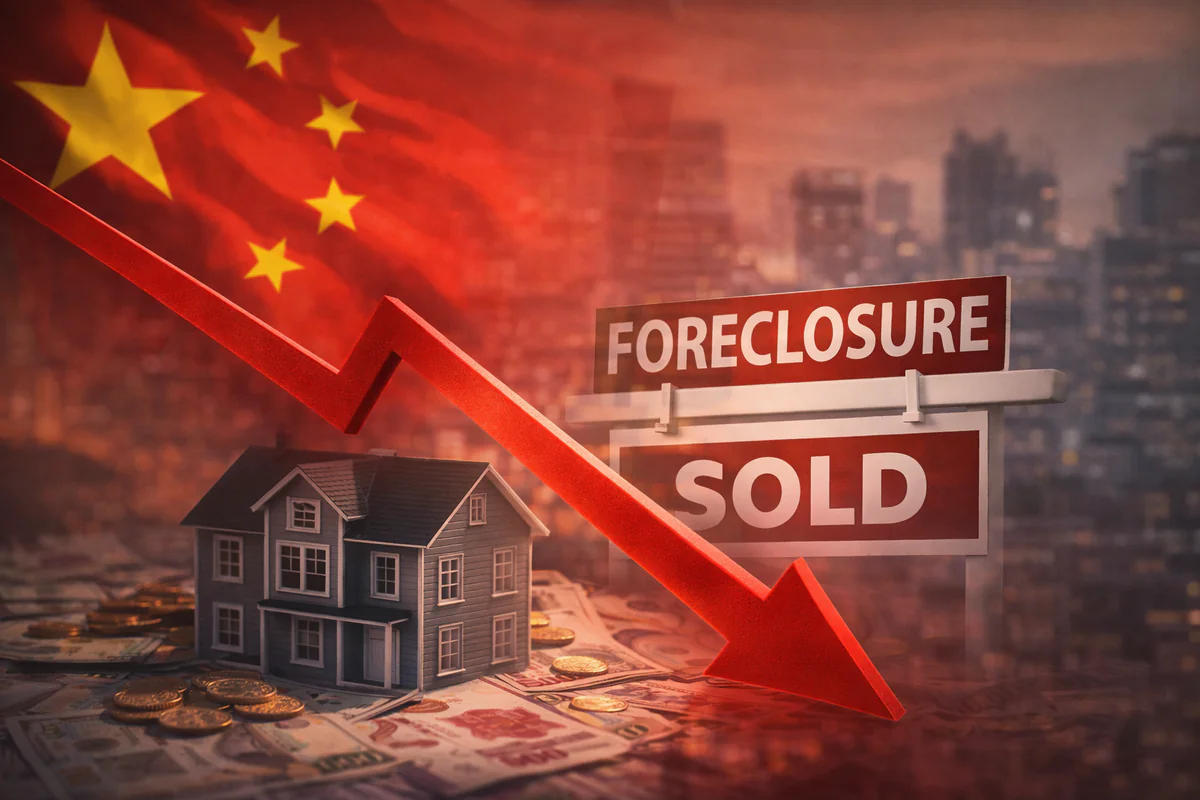 中國農村銀行法拍屋乏人問津 房市危機恐擴散至金融體系？
