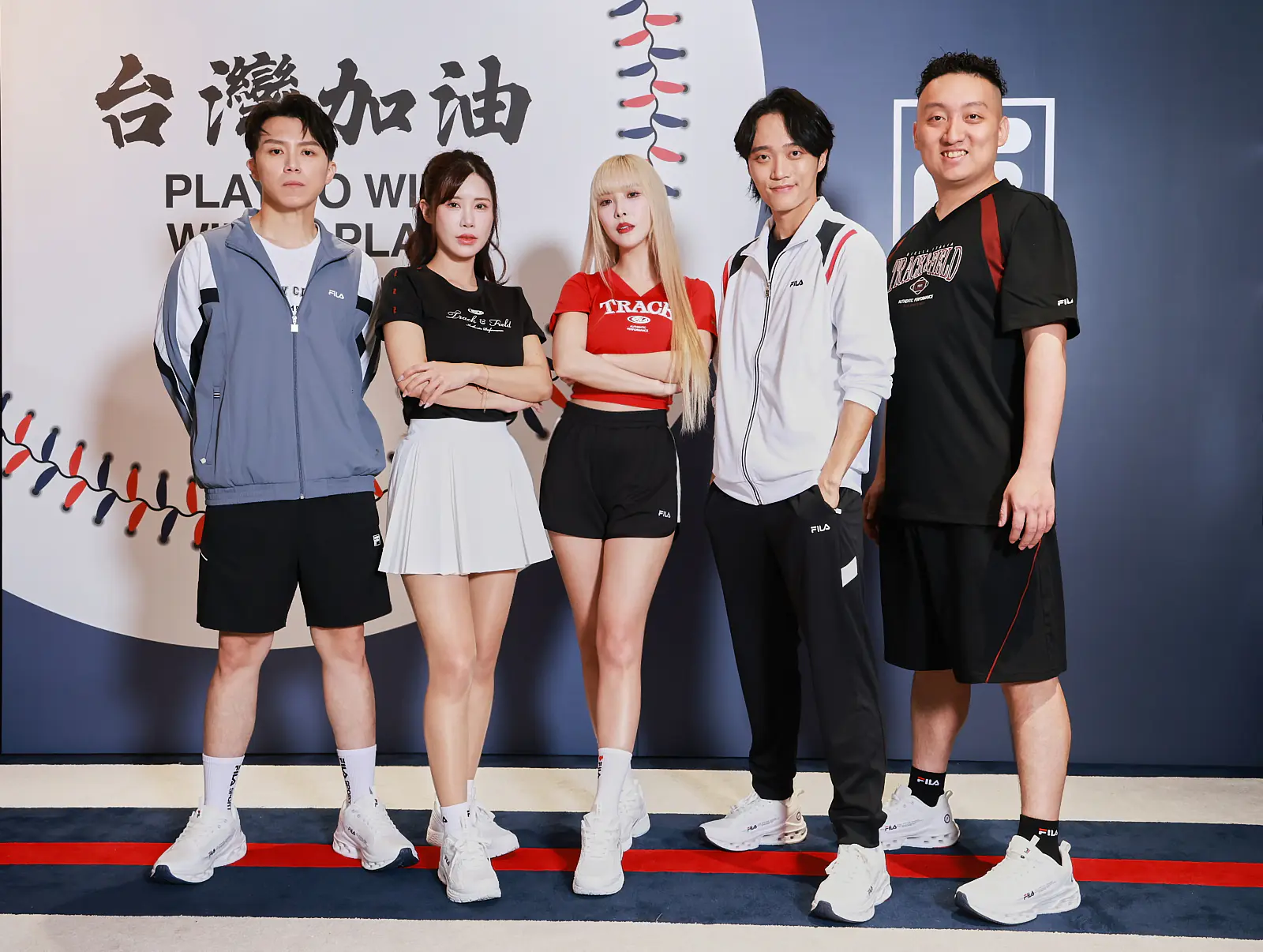 FILA 攜手應援團長前進東京挺台灣