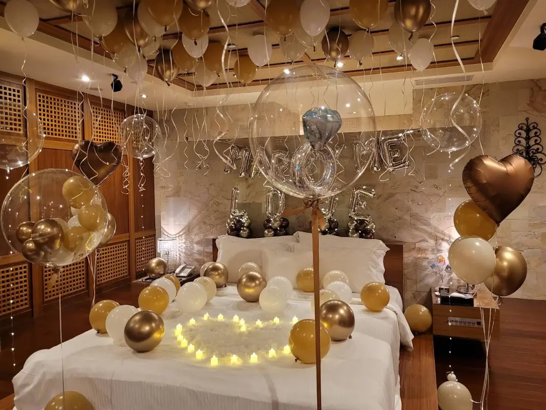 情人節告白 求婚首選！超美氣球佈置 小成本也能很浪漫