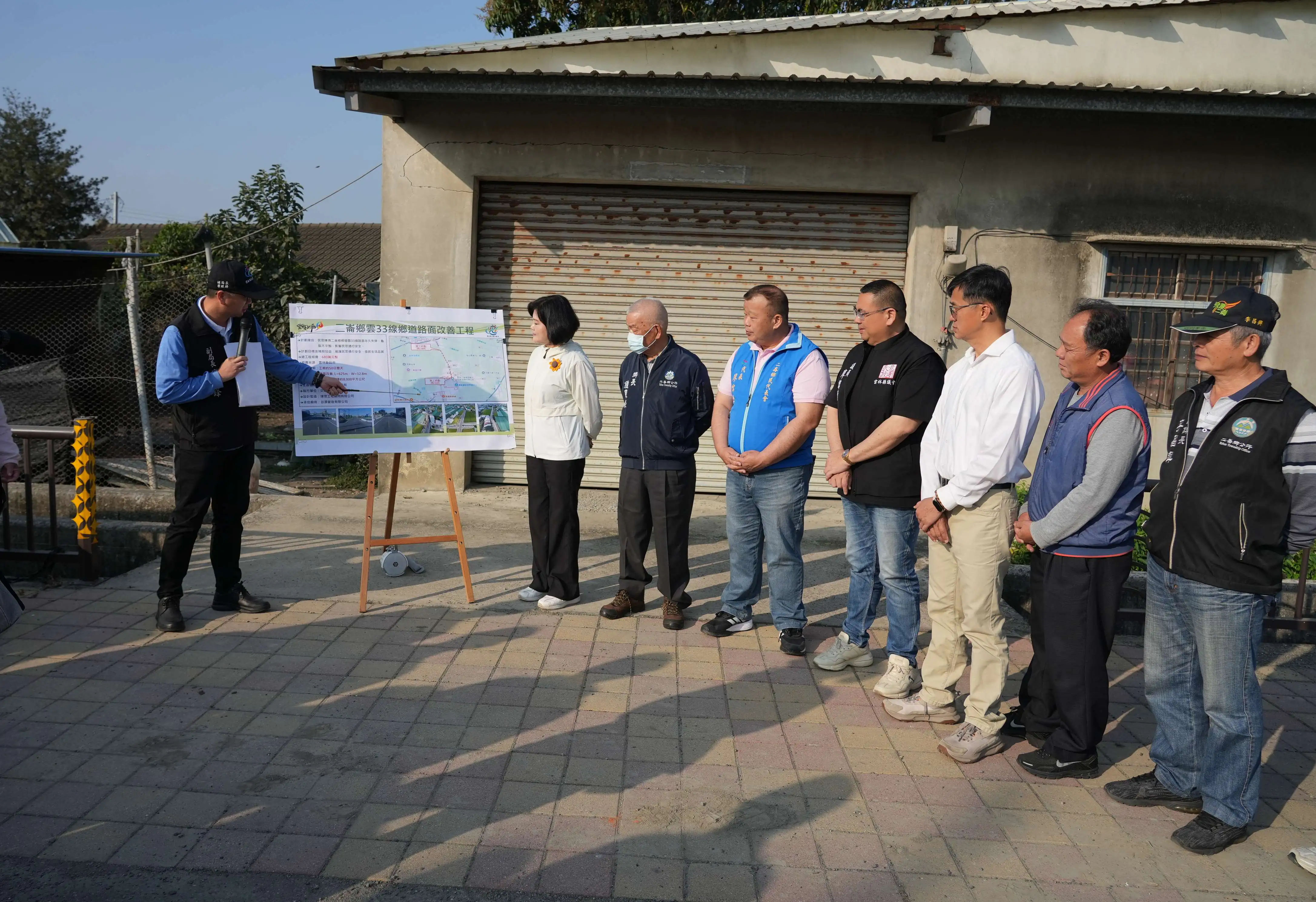雲縣府自籌1450萬翻新二崙雲33、雲21線及崙背市區道路 守護鄉親行車安全