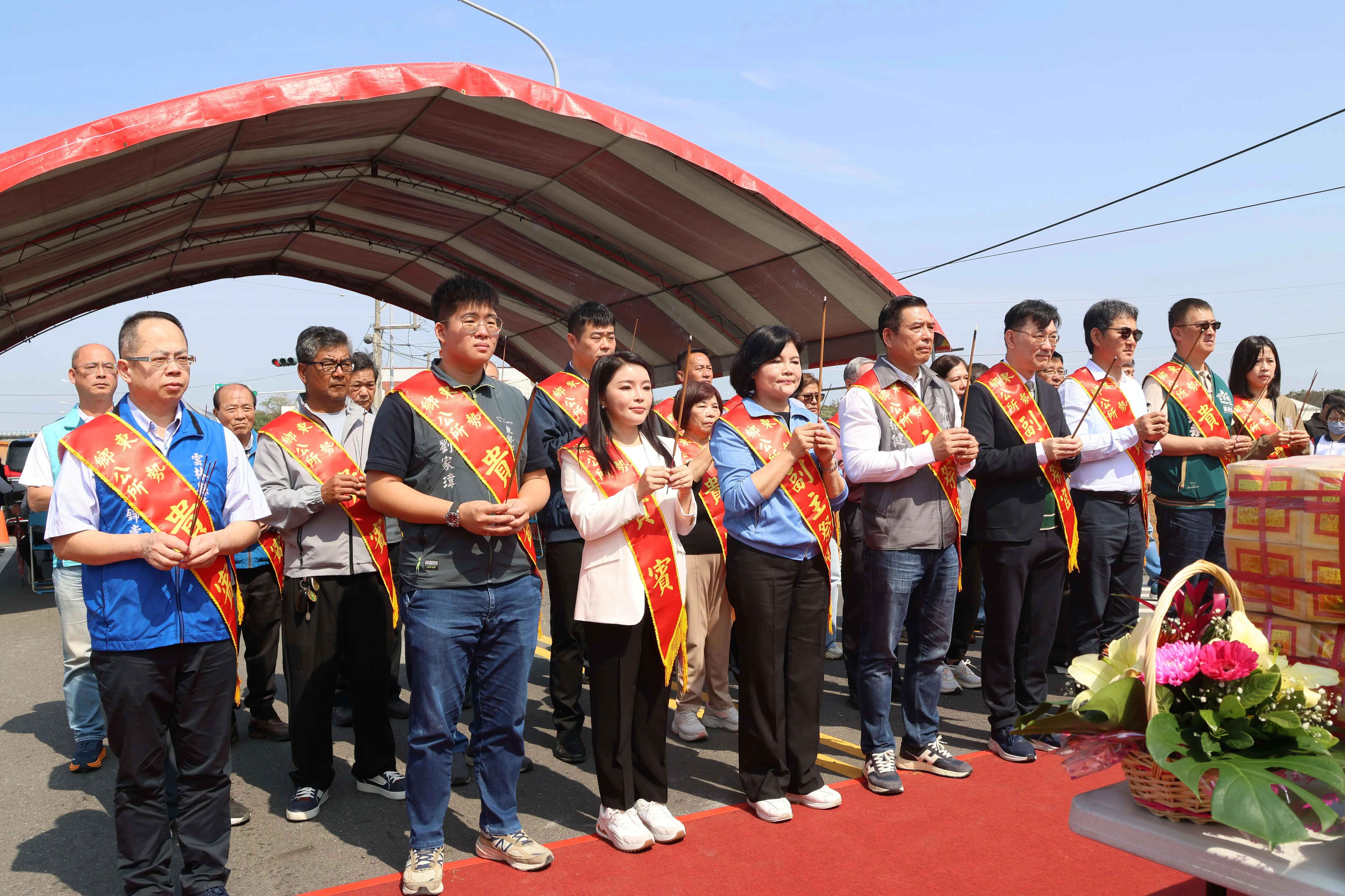 提升東勢聯外交通安全與順暢 康安路拓寬工程動土 116年1月底完工