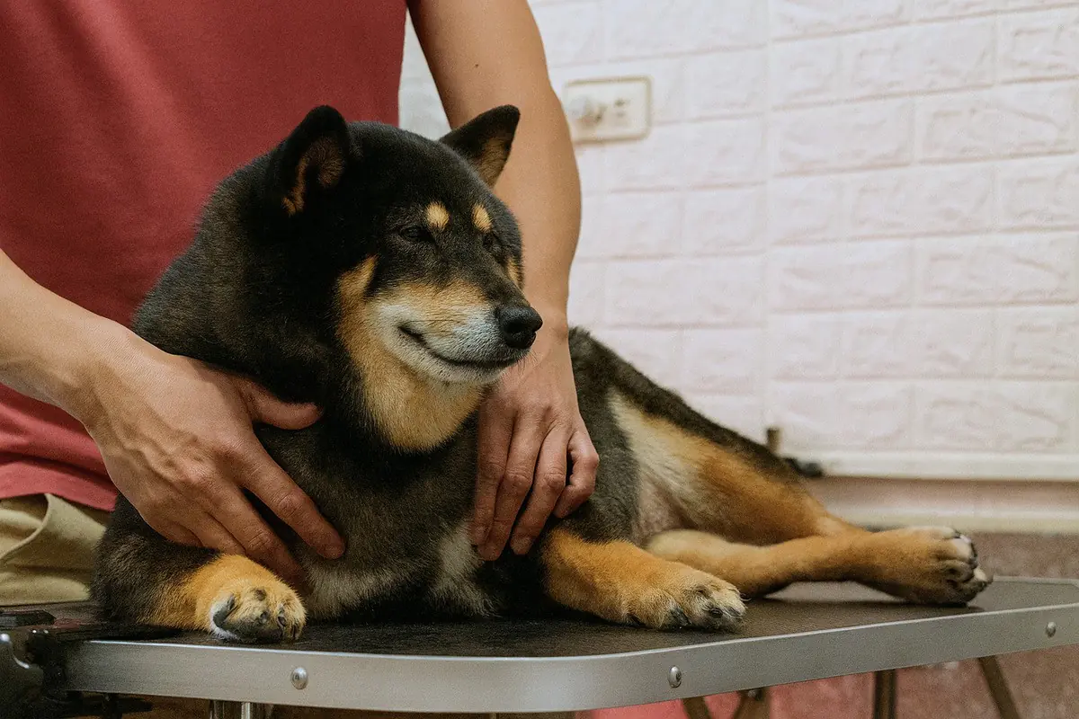 台南寵物經絡按摩：狗狗筋膜放鬆+經絡調理讓熟齡犬有個好覺