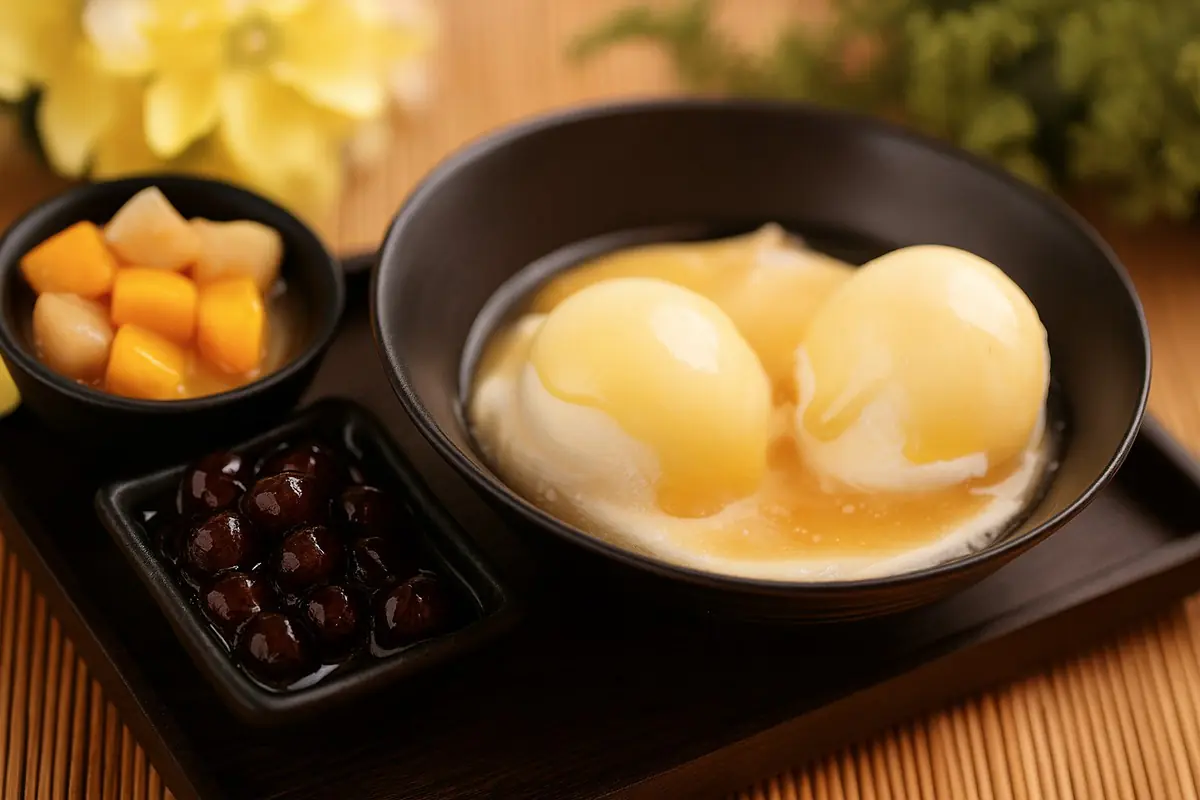 高雄新興區豆花甜品推薦：現煮Q彈粉圓及九份地芋圓搭配香濃豆花和雪沙冰