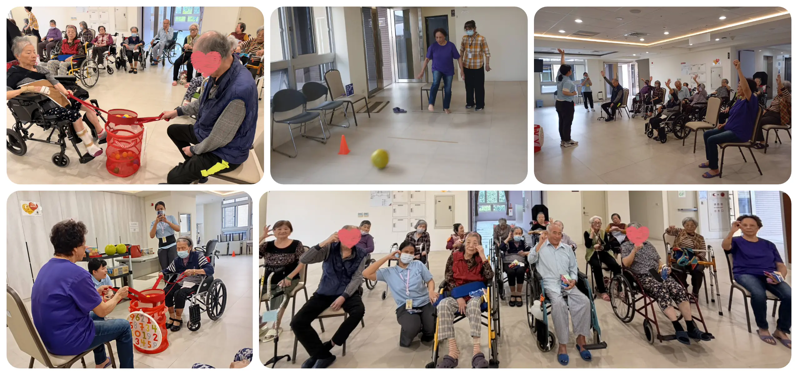 蘭陽仁愛之家松柏園長照機構元宵傳溫情「滾出好運來」趣味體能活動熱鬧登場