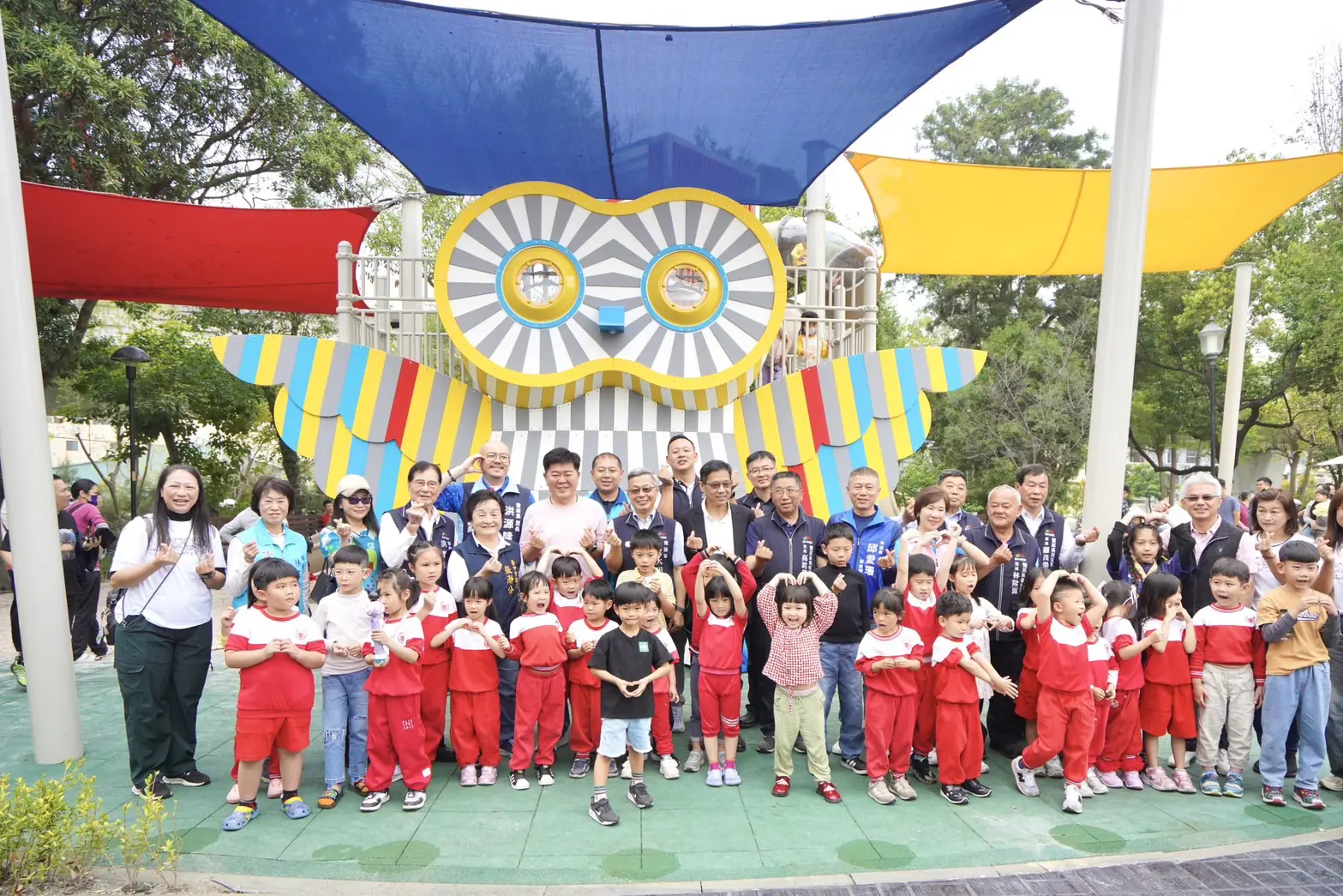 斥資6,000萬打造貓頭鷹主題遊戲場 豐原翁明公園兒童節前啟用成最暖禮物