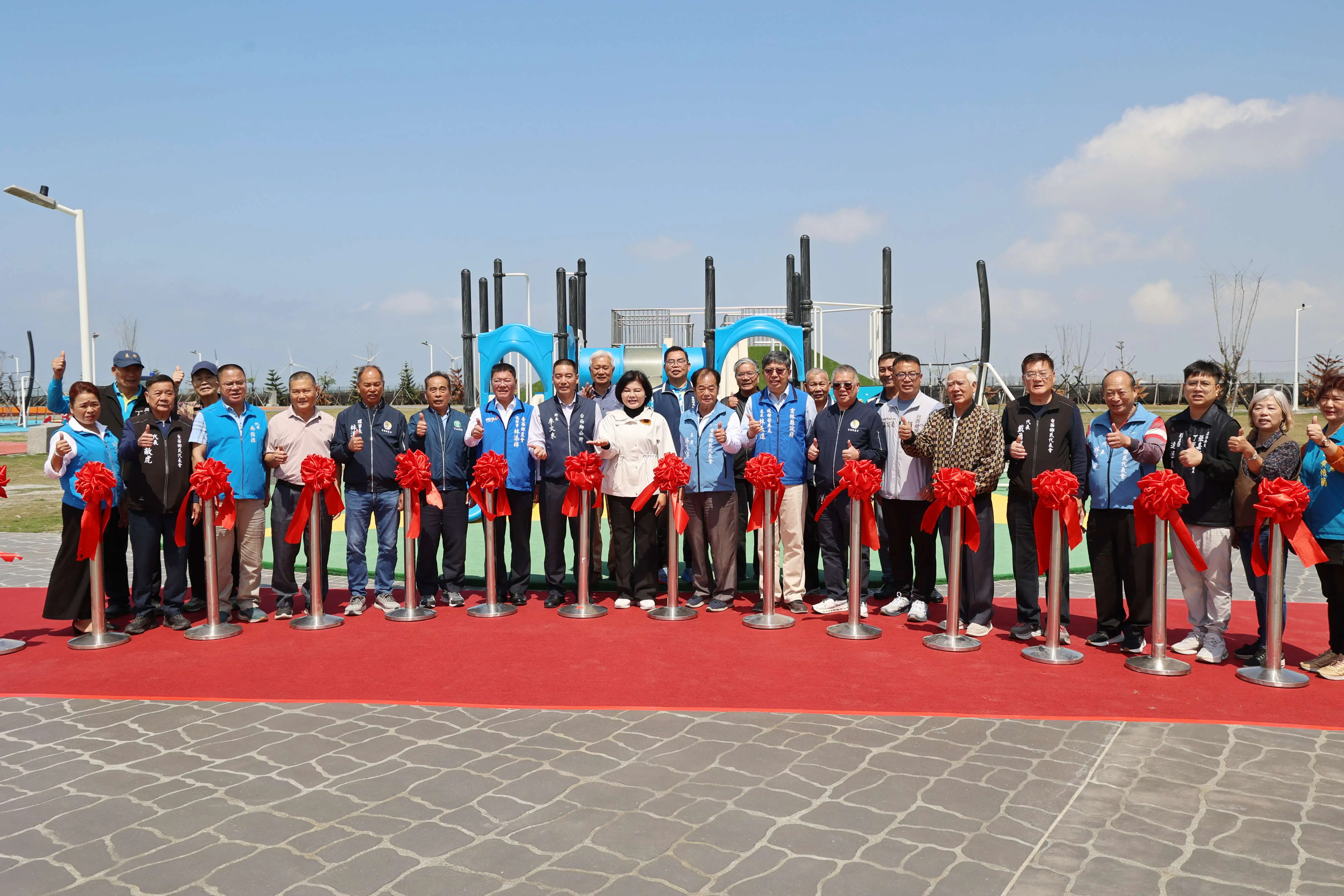 臺西鄉公所綠美化廣場落成 嶄新門面提供洽公民眾、鄉親更舒適友善公共場域