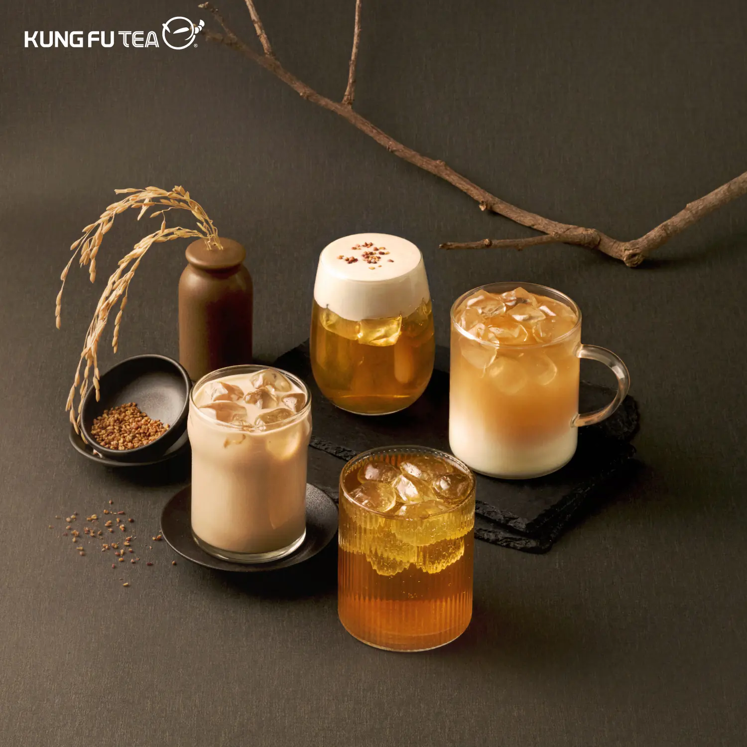 免費喝第二杯「金穀蕎麥茶」！功夫茶必喝無咖啡因新品，買一送一優惠滿檔