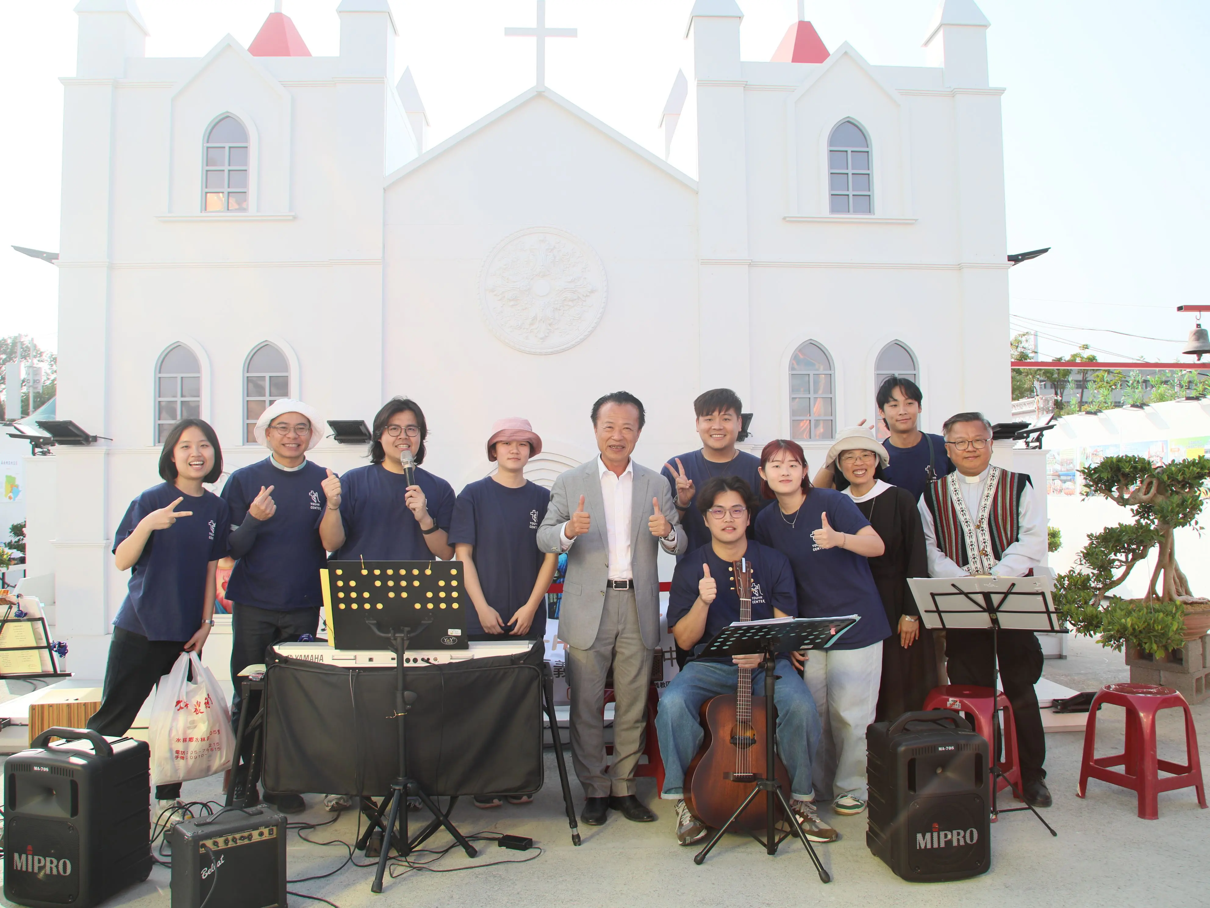 天主教會於台灣燈會舉行音樂祈禱　翁章梁縣長親臨同樂