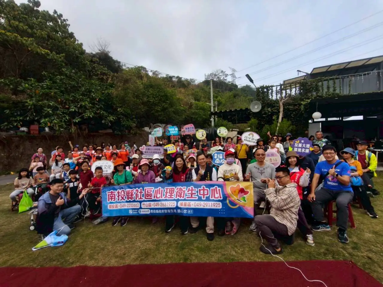 春日健走夯！「花現美好」民眾齊聚南投　走出健康好心情