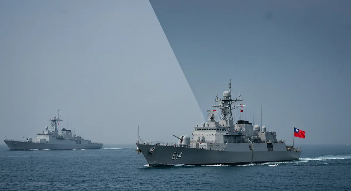 台灣偵測到5艘中國軍艦逼近 國軍監控應對
