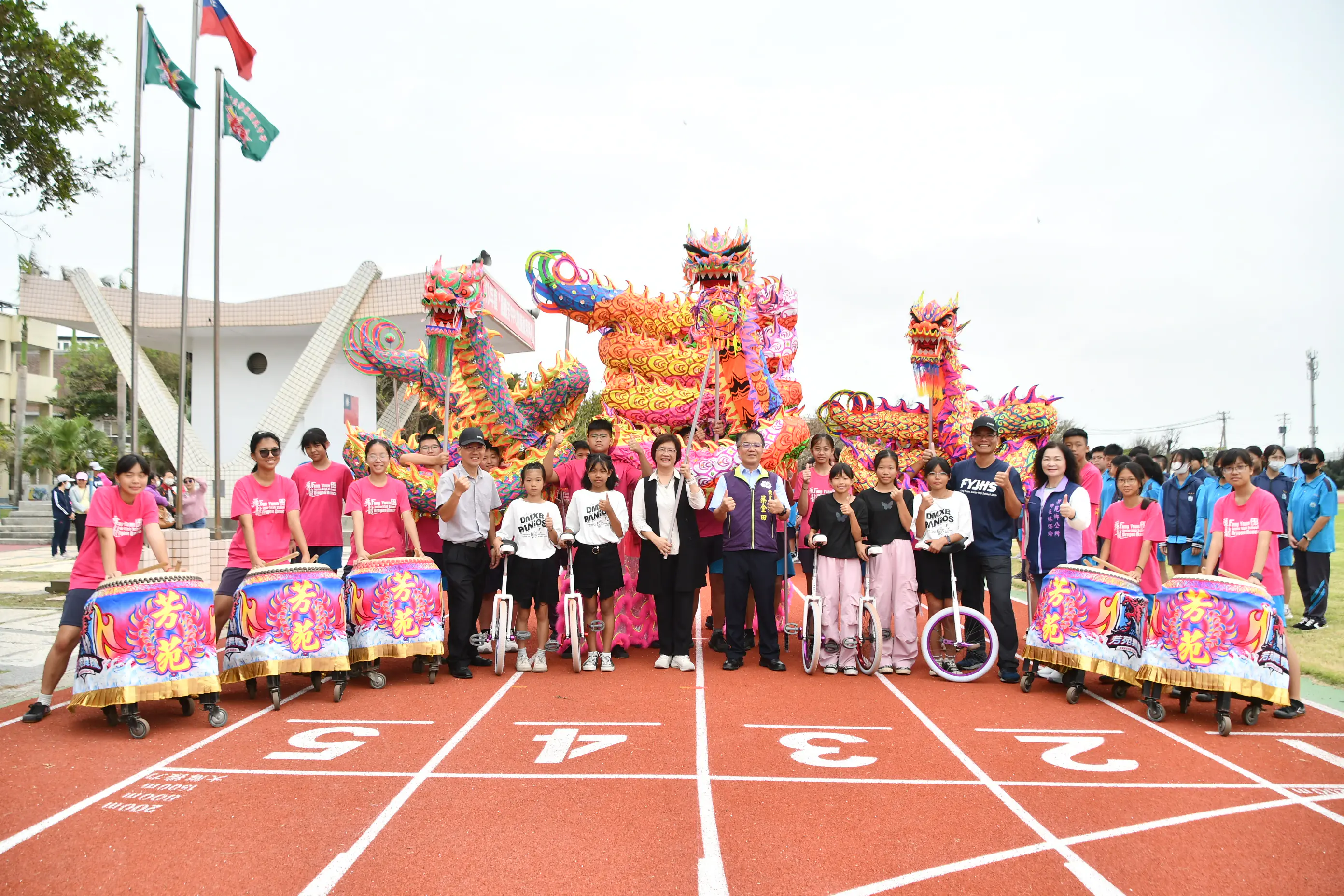 賀！芳苑國中競技舞龍全國賽勇奪4金　彰化體育與傳統文化再添亮點
