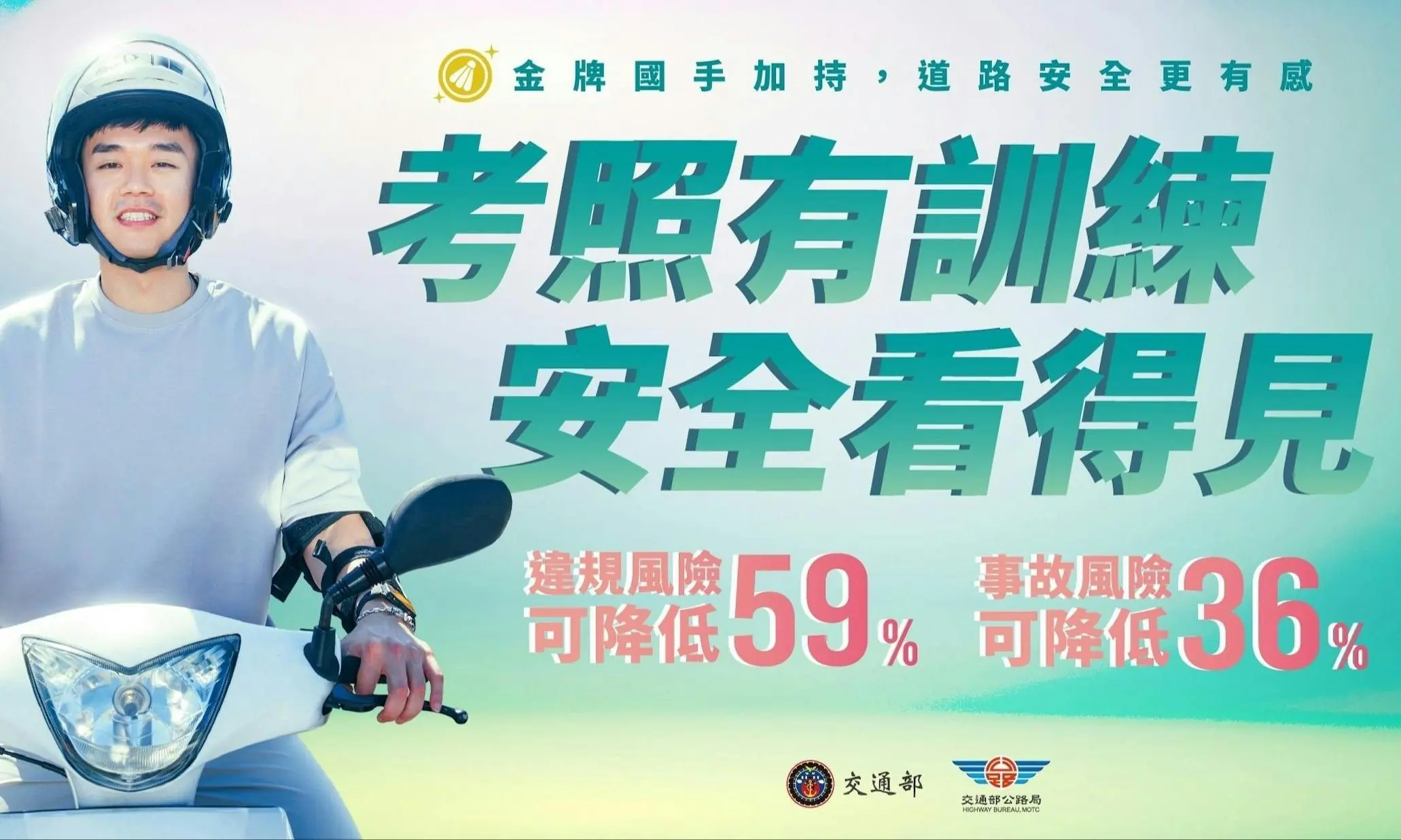 騎安心　省現金　機車駕訓補助　熱列開辦中