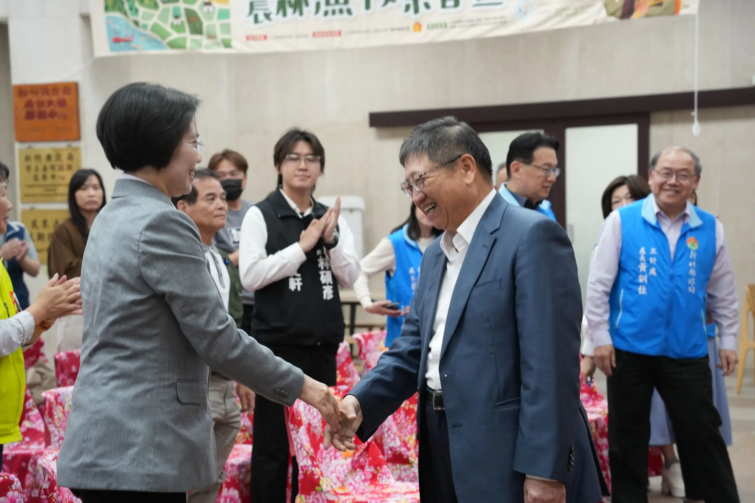 出席竹縣府普查及校舍活動 楊文科感謝徐欣瑩爭取教育經費