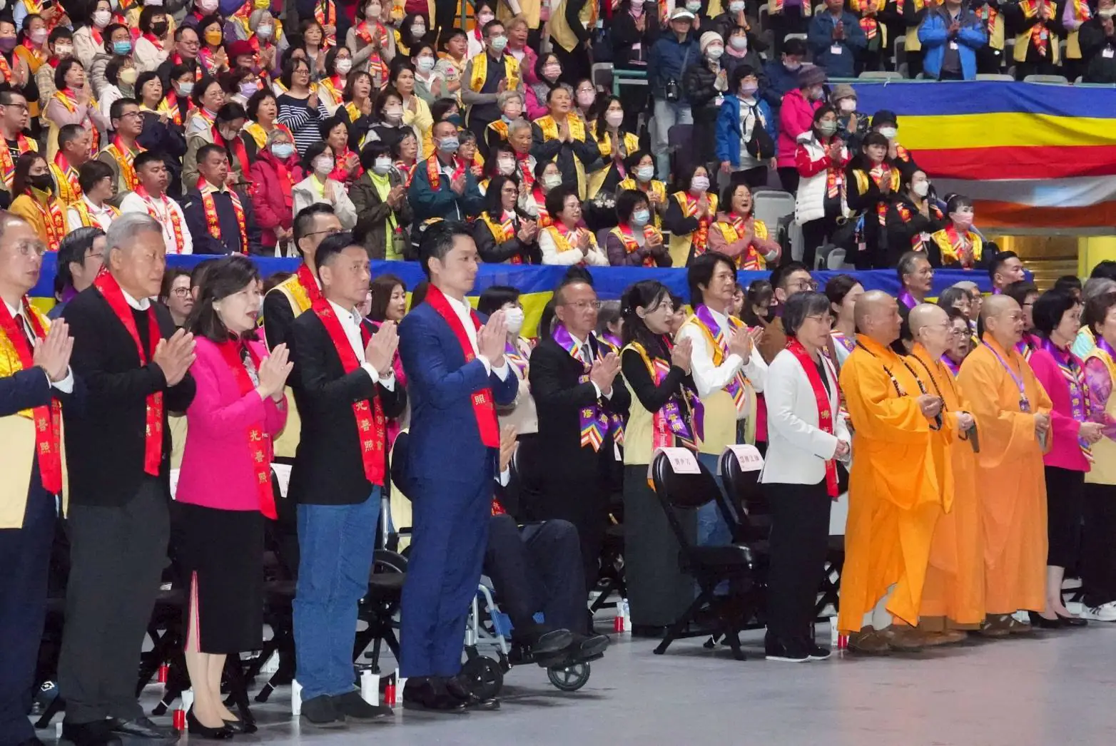佛光山開山60週年　蔣萬安祝願臺灣平安順利