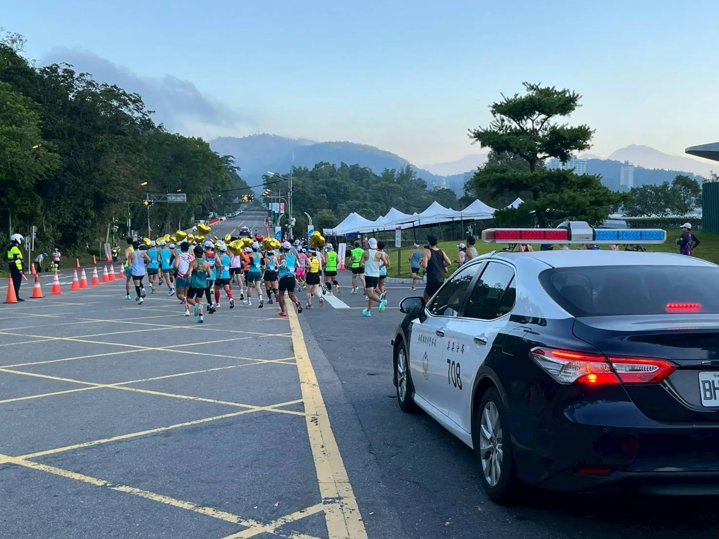 迎戰環湖路跑　集集警分局交通安全維護不鬆懈