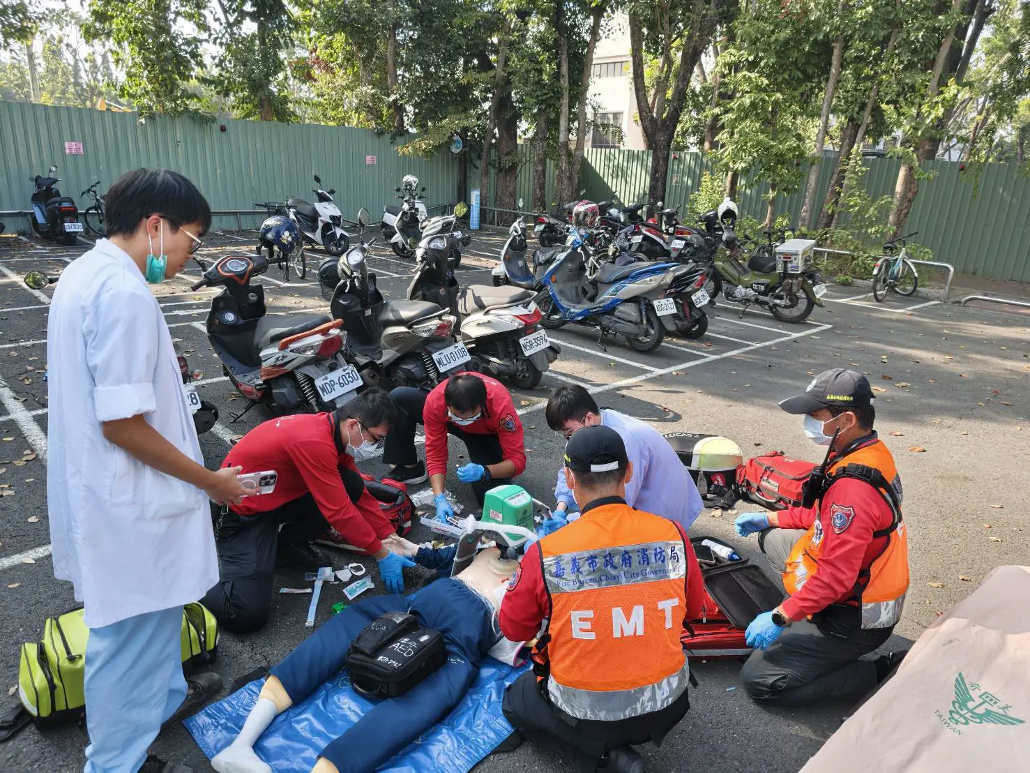 雙軌共伴上路!嘉義市強化緊急救護體系 拚提升OHCA存活率 雙軌共伴上路!嘉義市強化緊急救護體系 拚提升OHCA存活率