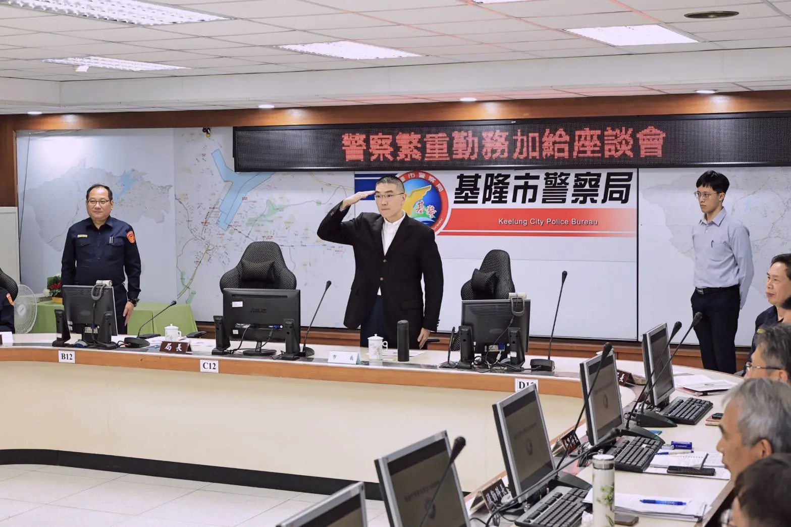 謝國樑支持基隆警消繁重加給　盼議會通過預算