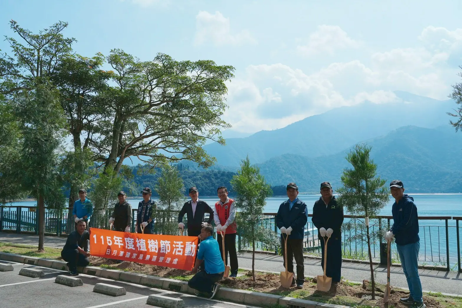 日管處響應植樹活動　強化永續韌性護山水