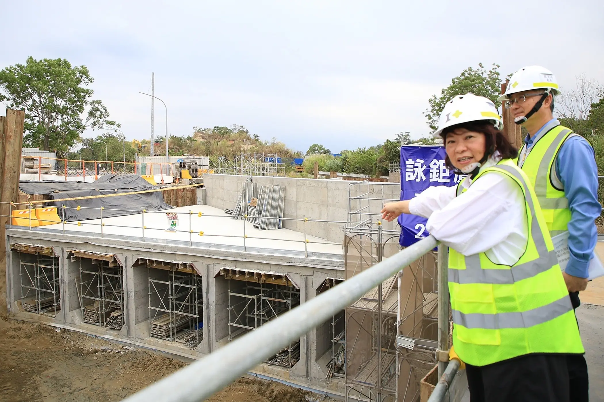 黃敏惠視察嘉北重大工程 強調交通與防洪雙軌並進