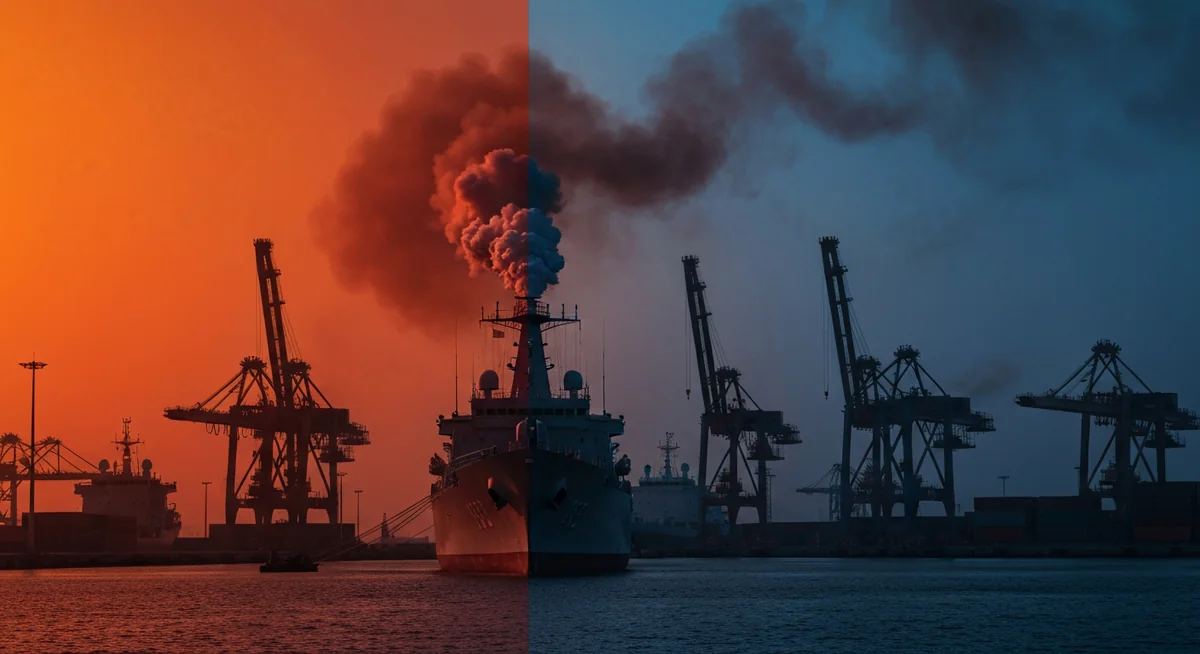 伊朗最大軍艦「馬克蘭號」遭攻擊 衛星影像顯示港口冒出濃煙