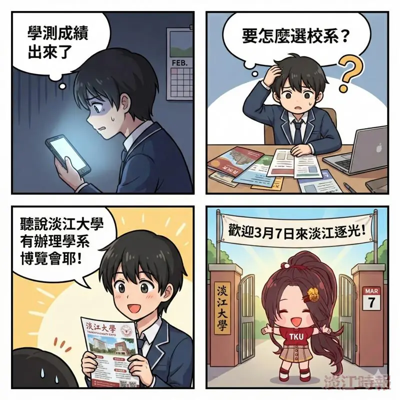 感受獨特淡江魅力 歡迎一起來「逐光」