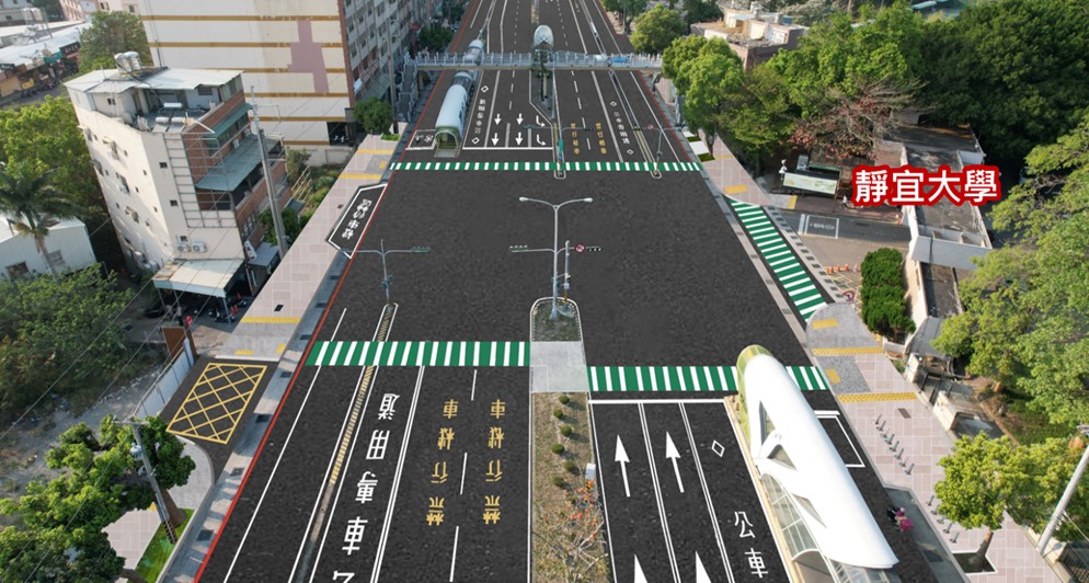 台灣大道靜宜弘光段今起夜間燙平施工! 市府投入1.54億打造安全人本通行環境 台灣大道靜宜弘光段今起夜間燙平施工! 市府投入1.54億打造安全人本通行環境