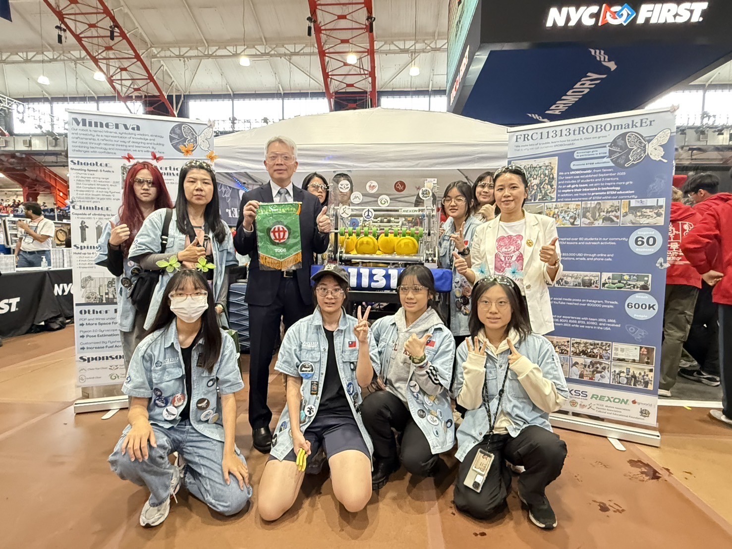 台中持續深耕科技教育　中女中赴美參加FRC團隊紐約區域賽勇奪雙獎