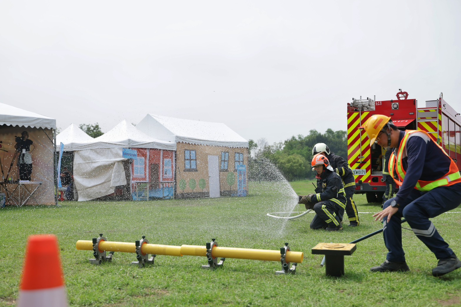 中市南區公所舉行水災防汛實兵演習　強化跨機關應變力、提升救災能量