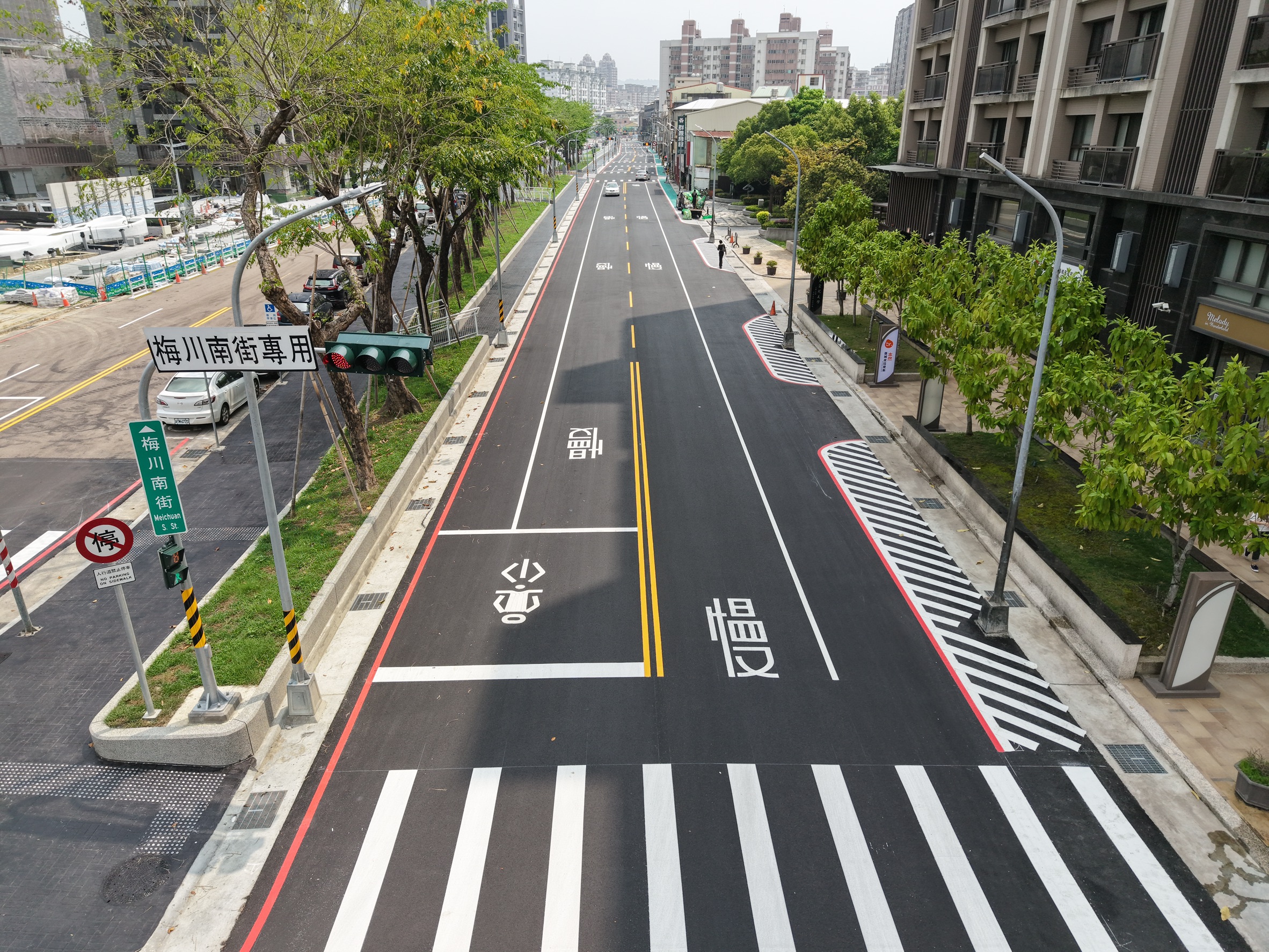 北屯交通路網大升級！　中市府斥資3億拓寬梅川南街今完工通車　全面提升通行品質與行人安全