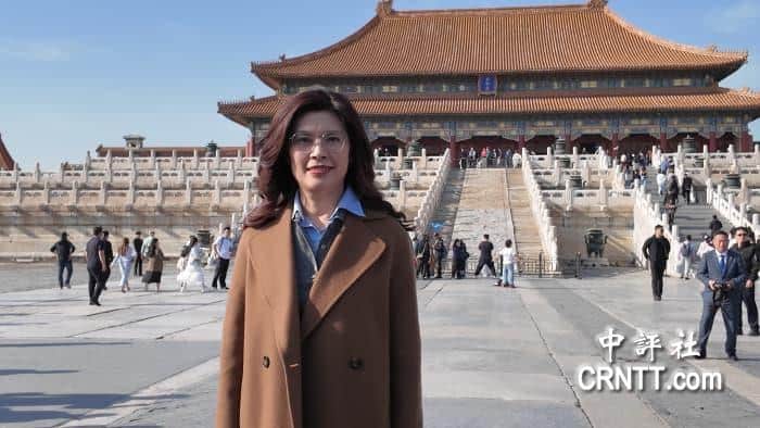 丁香花最美時節　鄭麗文時隔21年再訪北京故宮