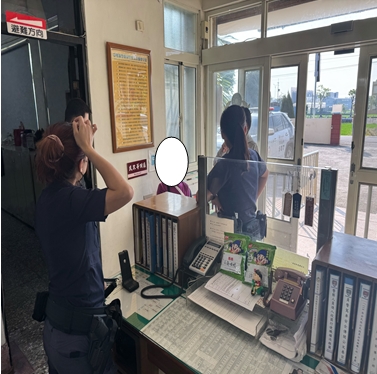 民眾至所申請「治安風水師」和美警到府把脈補足防盜