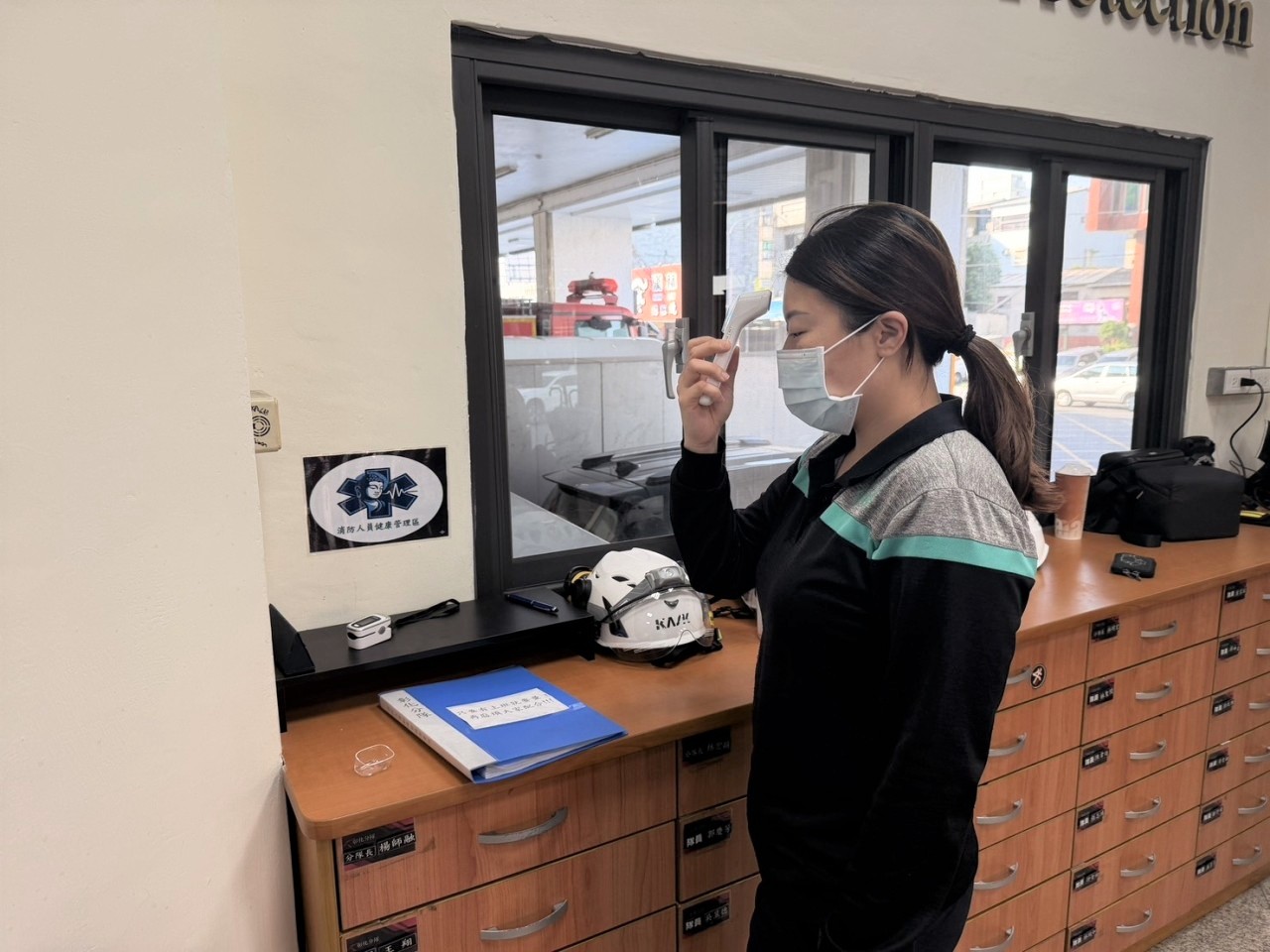 彰化縣消防局勤前健康量測上路　守護消防人員安全